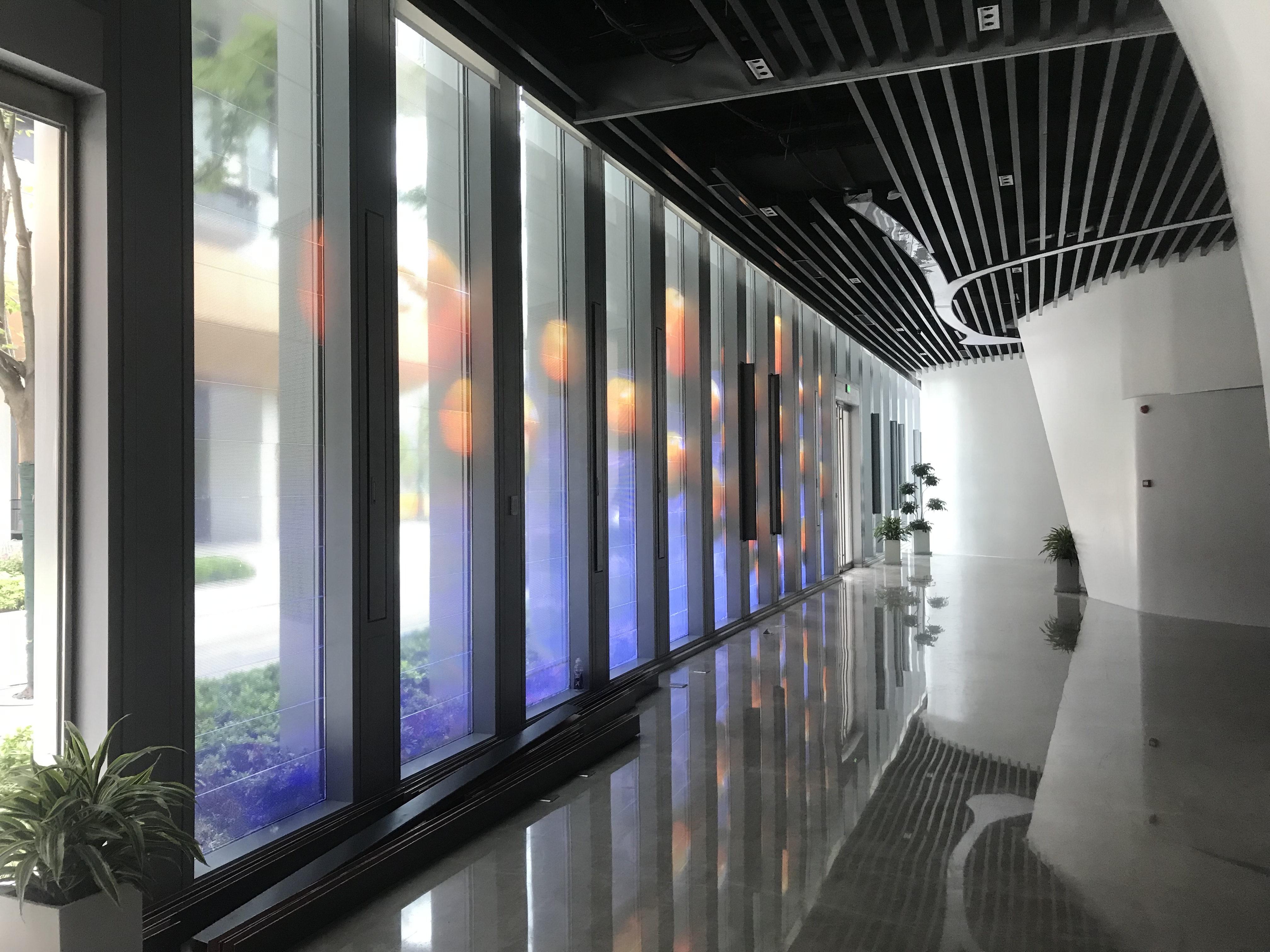 Pantalla LED de película transparente