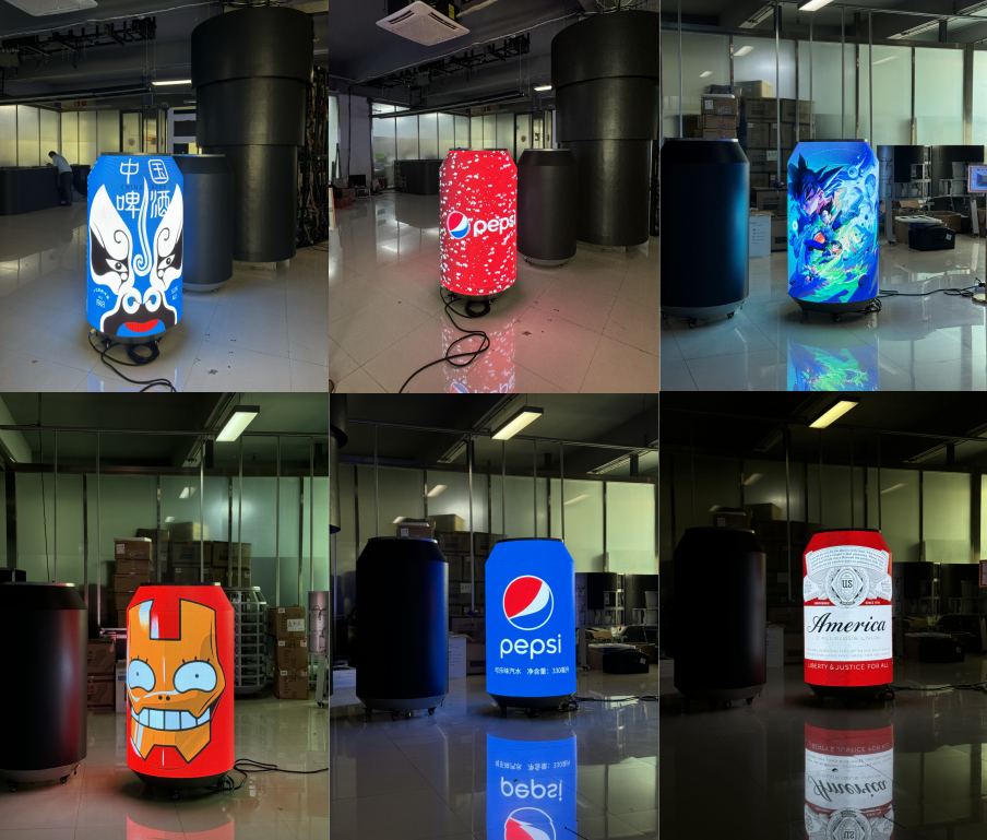 Pantalla LED de lata